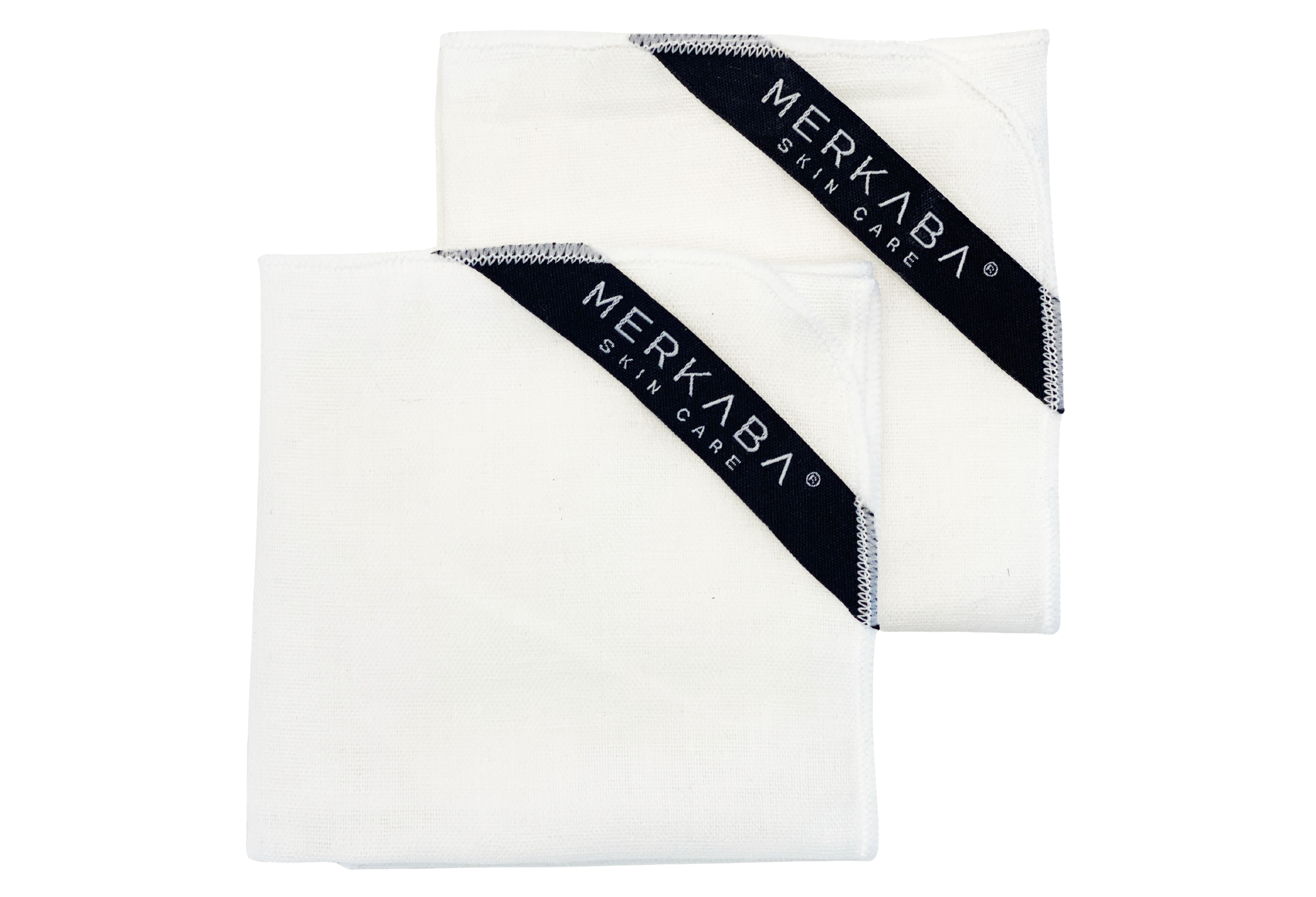 Organic Cotton Muslin Facial Cloths (Pack of 2)